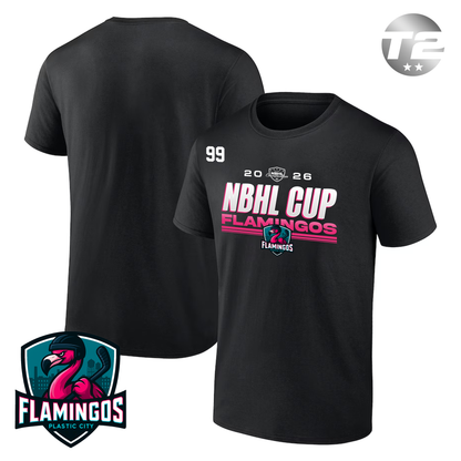 Plastic City Flamingos 2026 NBHL Cup Player Tee