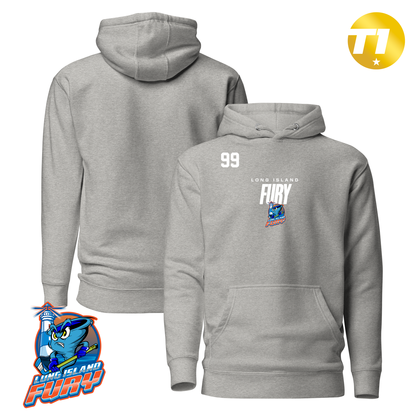 Long Island Fury 2026 Performance Player Hoodie