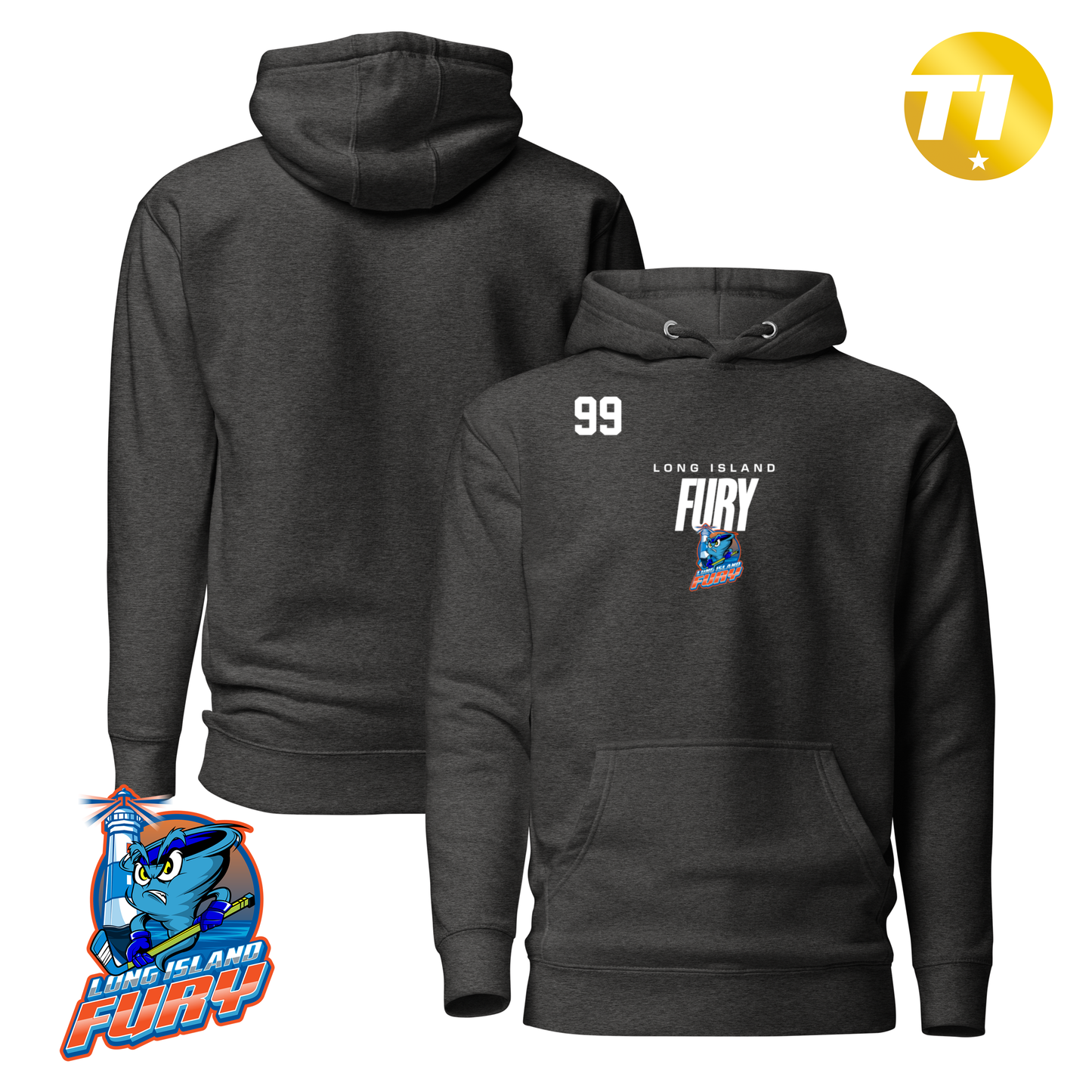 Long Island Fury 2026 Performance Player Hoodie