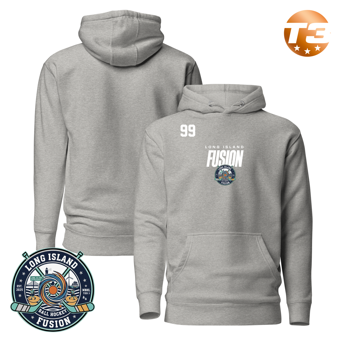 Long Island Fusion 2026 Performance Player Hoodie