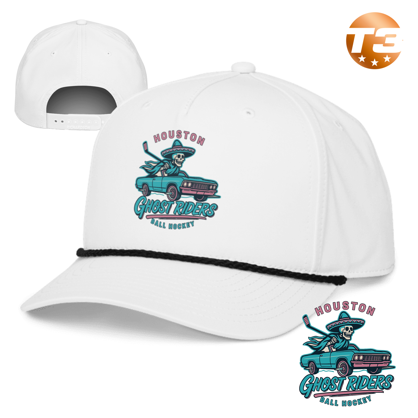 Houston Ghost Riders 2026 Rope Cap