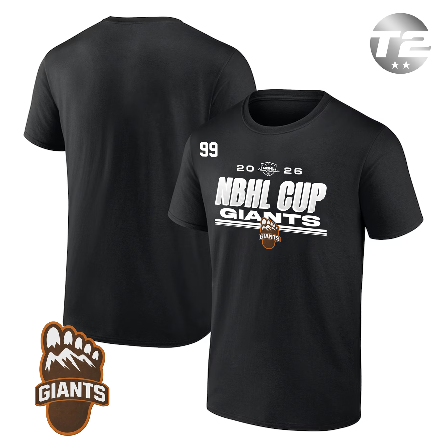 West Coast Giants 2026 NBHL Cup Player Tee