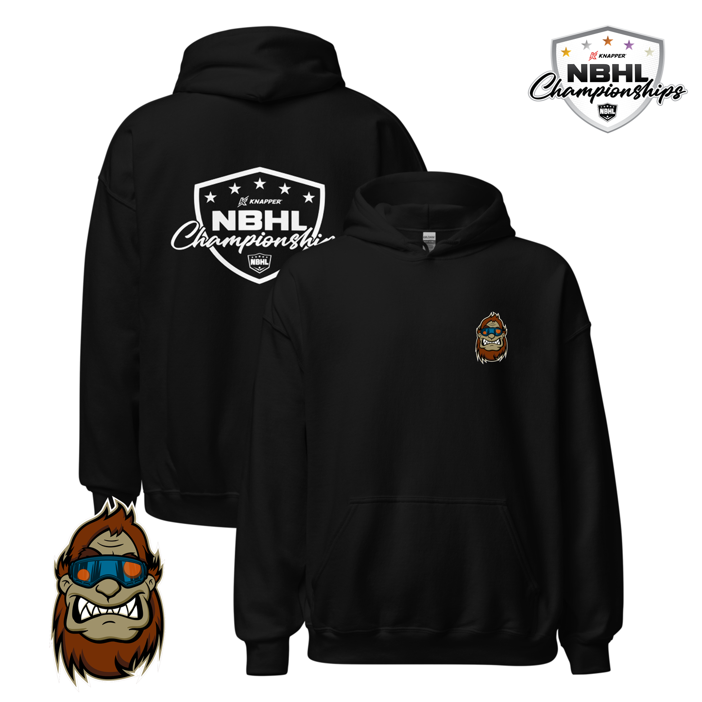 West Coast Giants 2025 NBHL Championships Team Hoodie