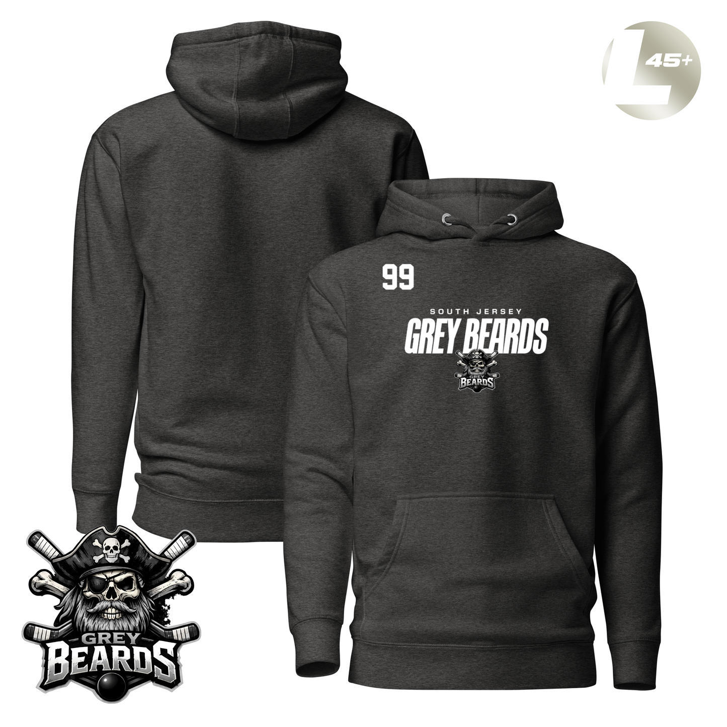 South Jersey Grey Beards 2026 Performance Player Hoodie