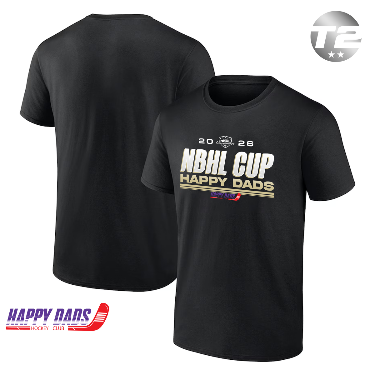 Bridgeville Happy Dads 2026 NBHL Cup Player Tee
