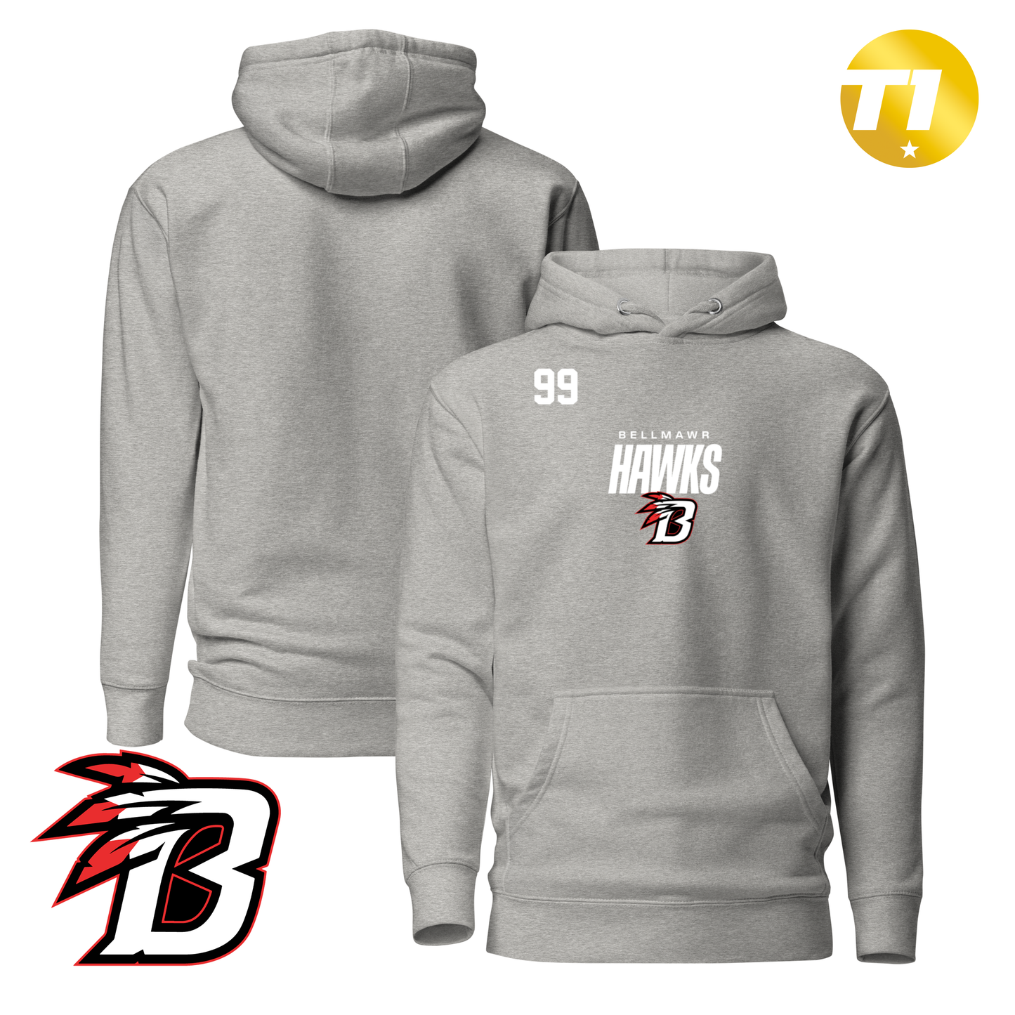 Bellmawr Hawks 2026 Performance Player Hoodie