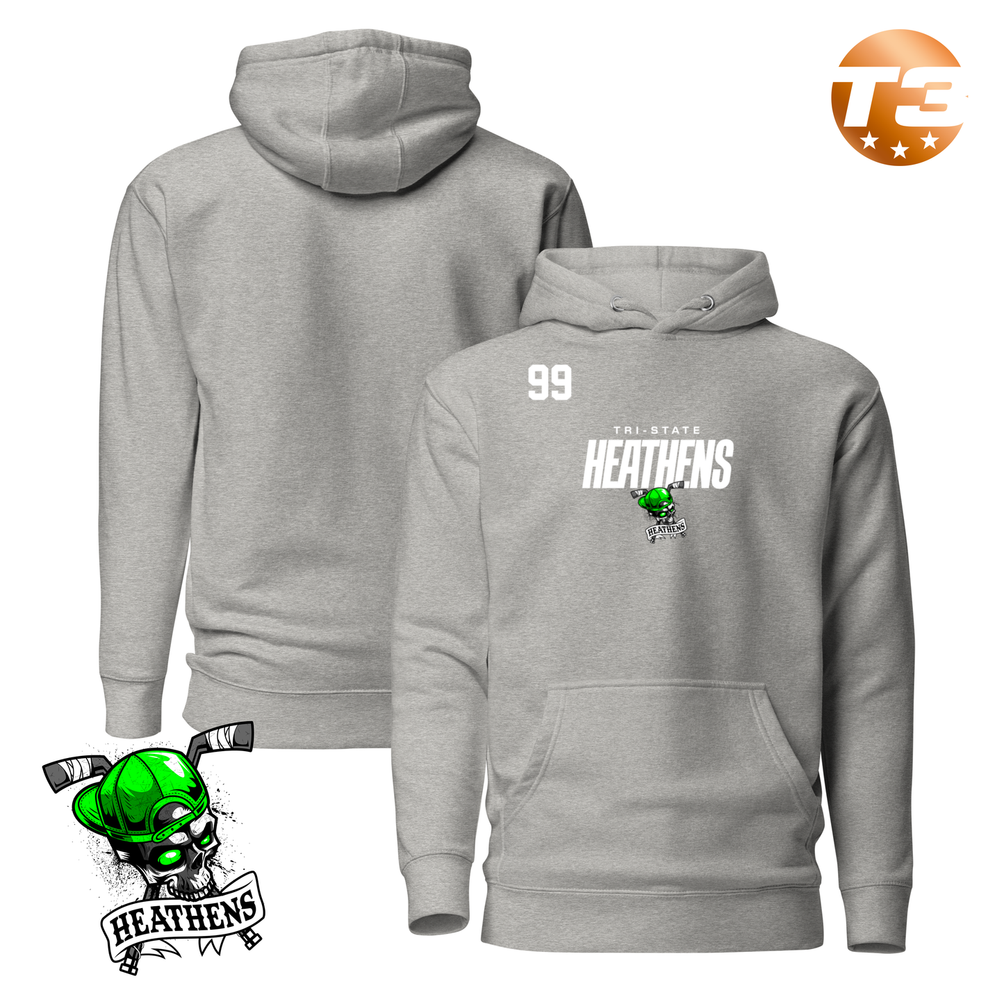 Tri-State Heathens 2026 Performance Player Hoodie