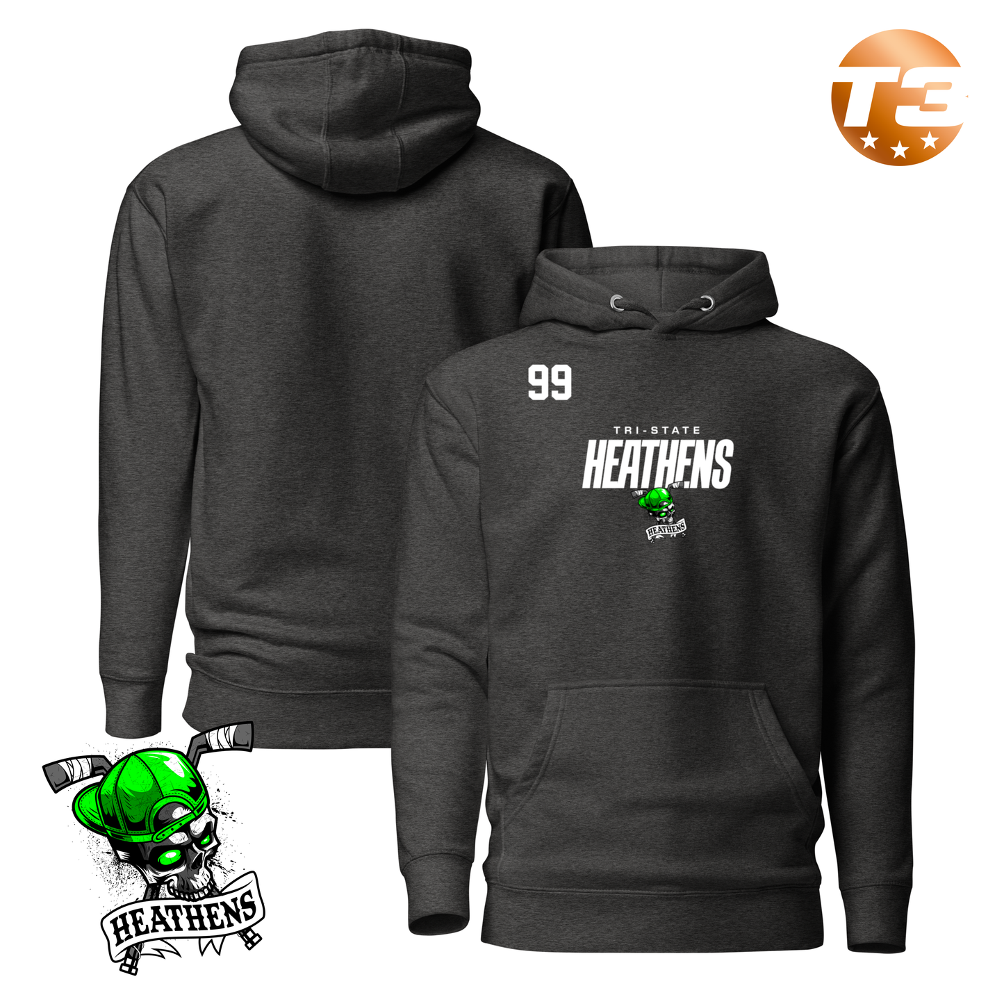 Tri-State Heathens 2026 Performance Player Hoodie