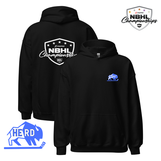 Buffalo Herd 2025 NBHL Championships Team Hoodie