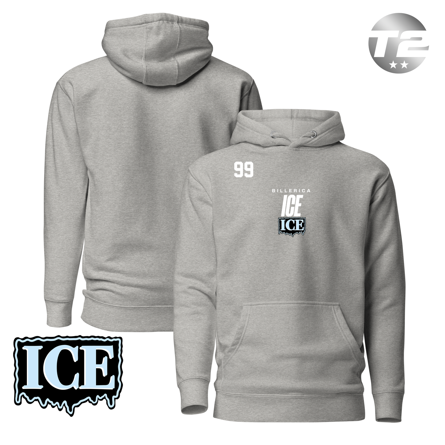 Billerica Ice 2026 Performance Player Hoodie