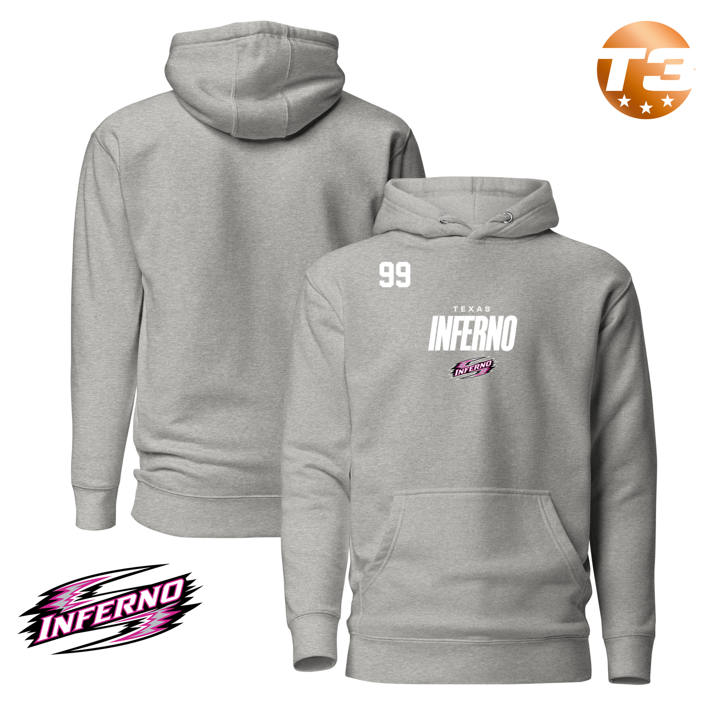 Texas Inferno 2026 Performance Player Hoodie