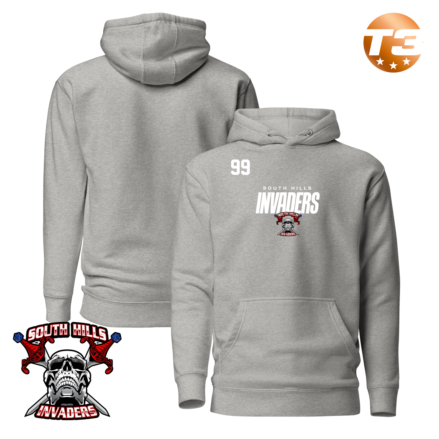 South Hills Invaders 2026 Performance Player Hoodie