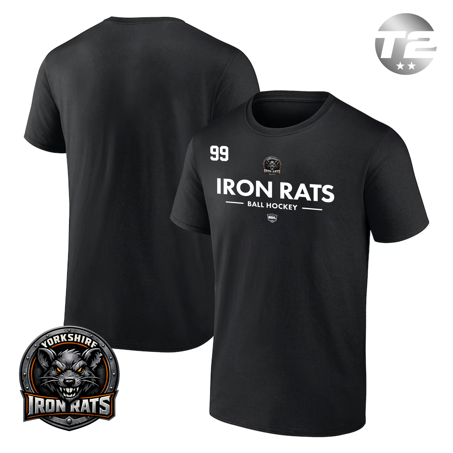 Yorkshire Iron Rats 2026 Authentic Pro Primary T-Shirt