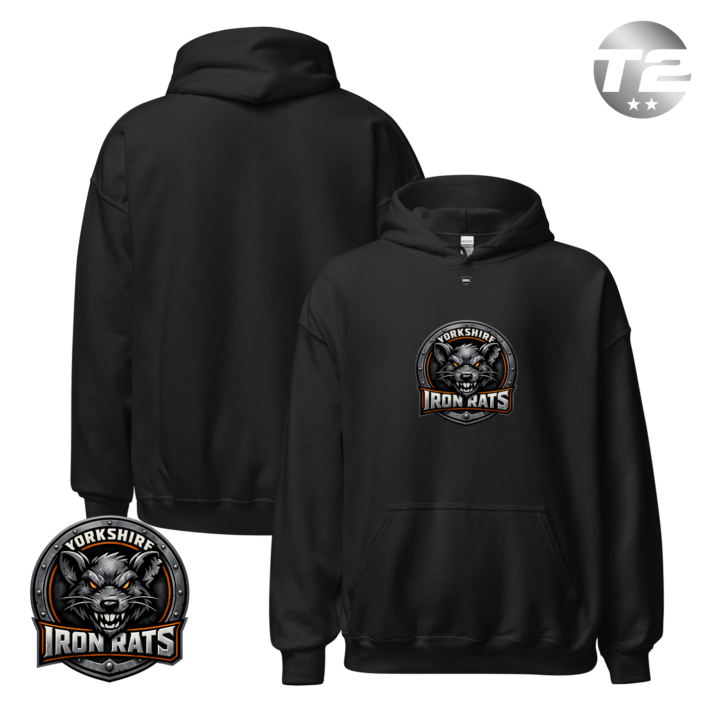 Yorkshire Iron Rats 2026 Classic Logo Hoodie