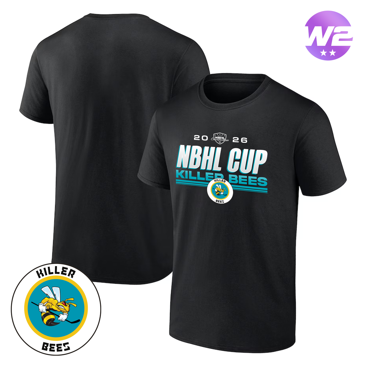 Brookline Killer Bees 2026 NBHL Cup Player Tee
