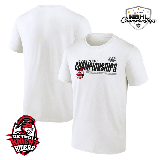 Detroit Knight Riders 2025 NBHL Championships T-Shirt
