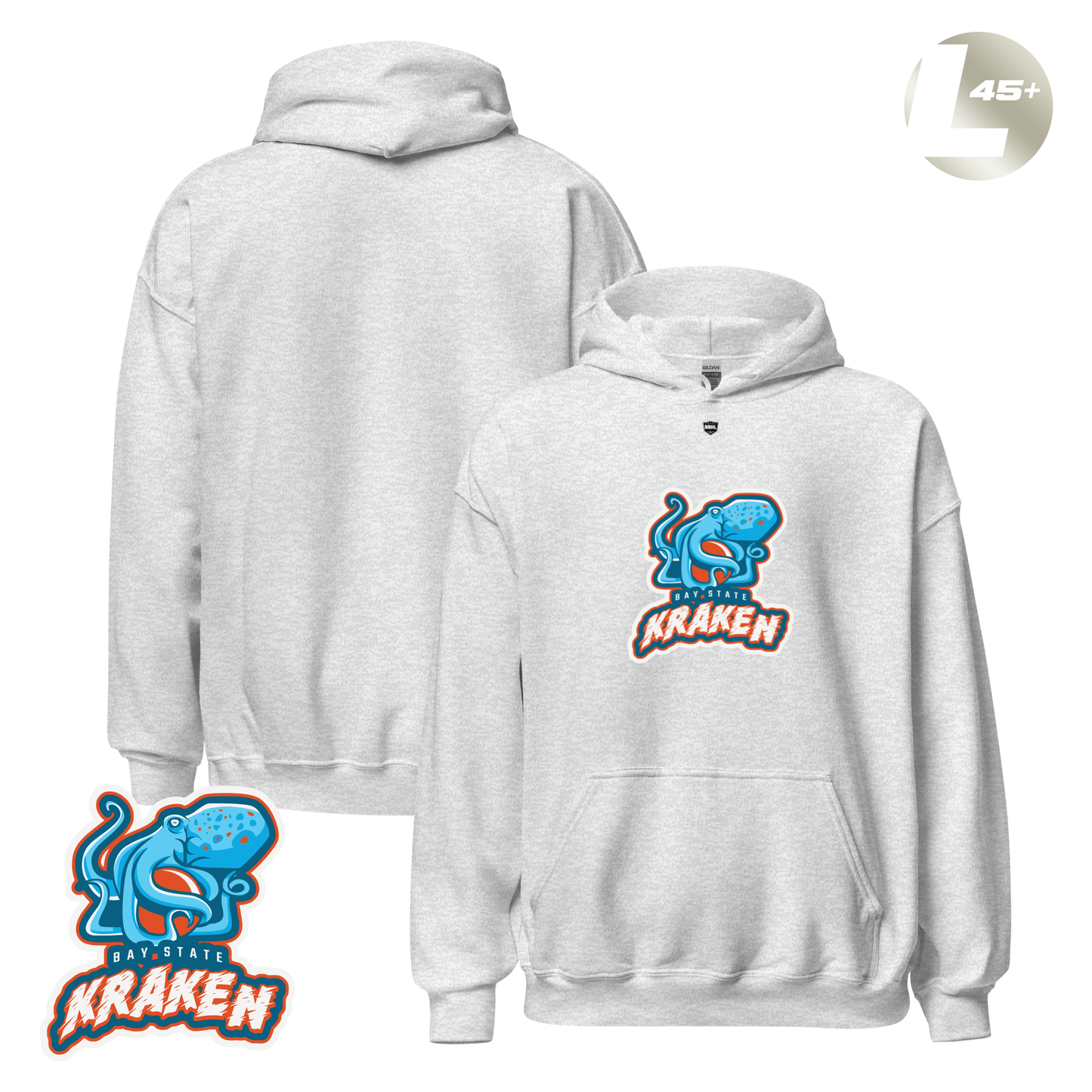 Bay State Kraken 2026 Classic Logo Hoodie
