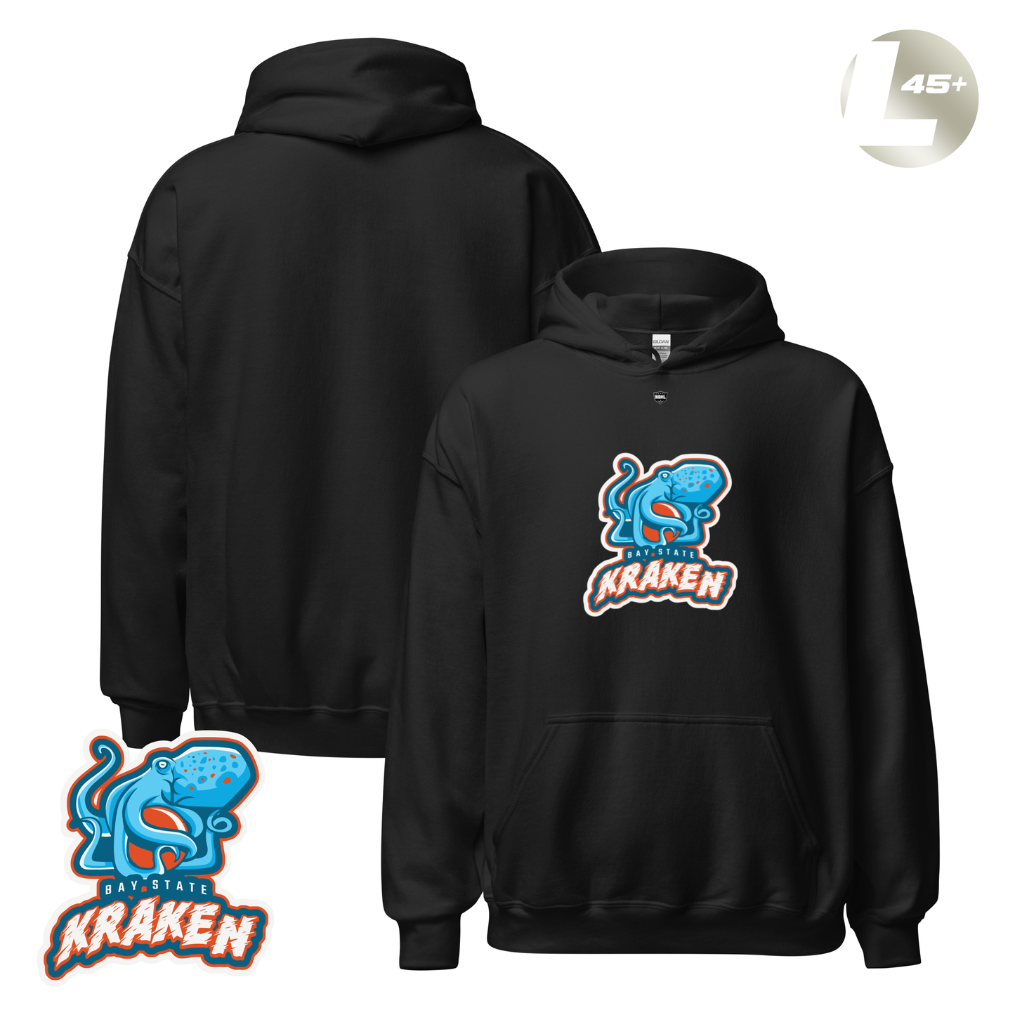Bay State Kraken 2026 Classic Logo Hoodie