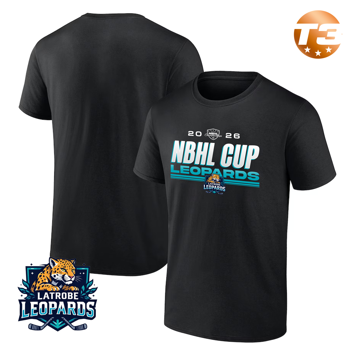 Latrobe Leopards 2026 NBHL Cup Player Tee