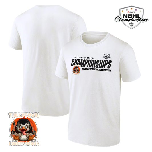 Tullytown Looney Goons 2025 NBHL Championships T-Shirt