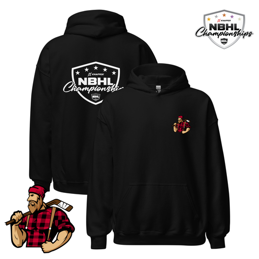 Piscataway Lumberjacks 2025 NBHL Championships Team Hoodie