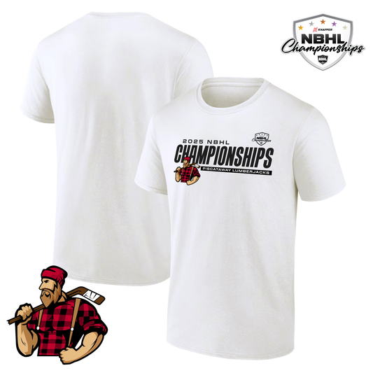 Piscataway Lumberjacks 2025 NBHL Championships T-Shirt