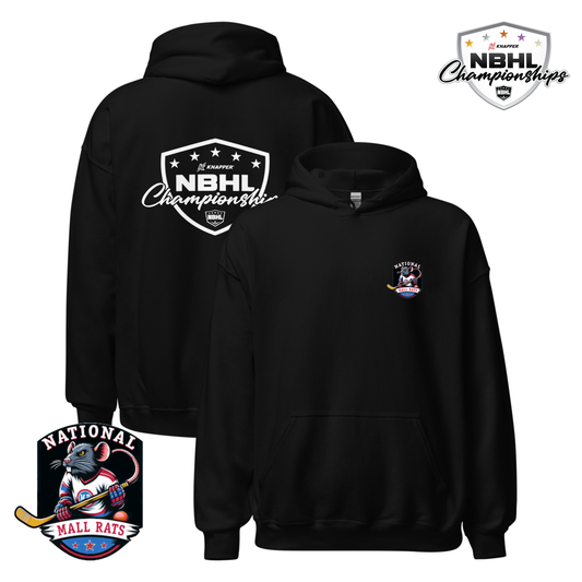 National Mall Rats 2025 NBHL Championships Team Hoodie