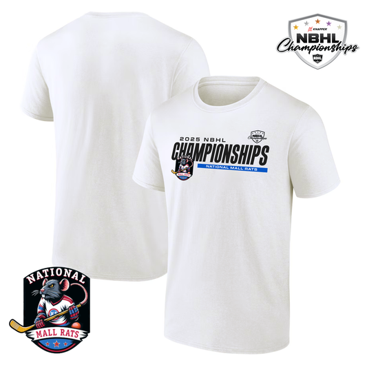 National Mall Rats 2025 NBHL Championships T-Shirt