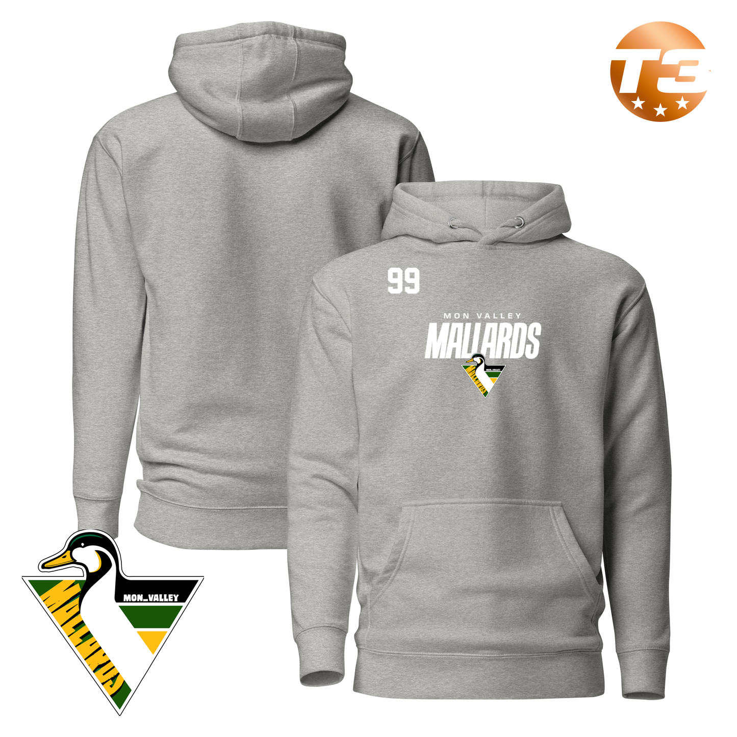 Mon Valley Mallards 2026 Performance Player Hoodie