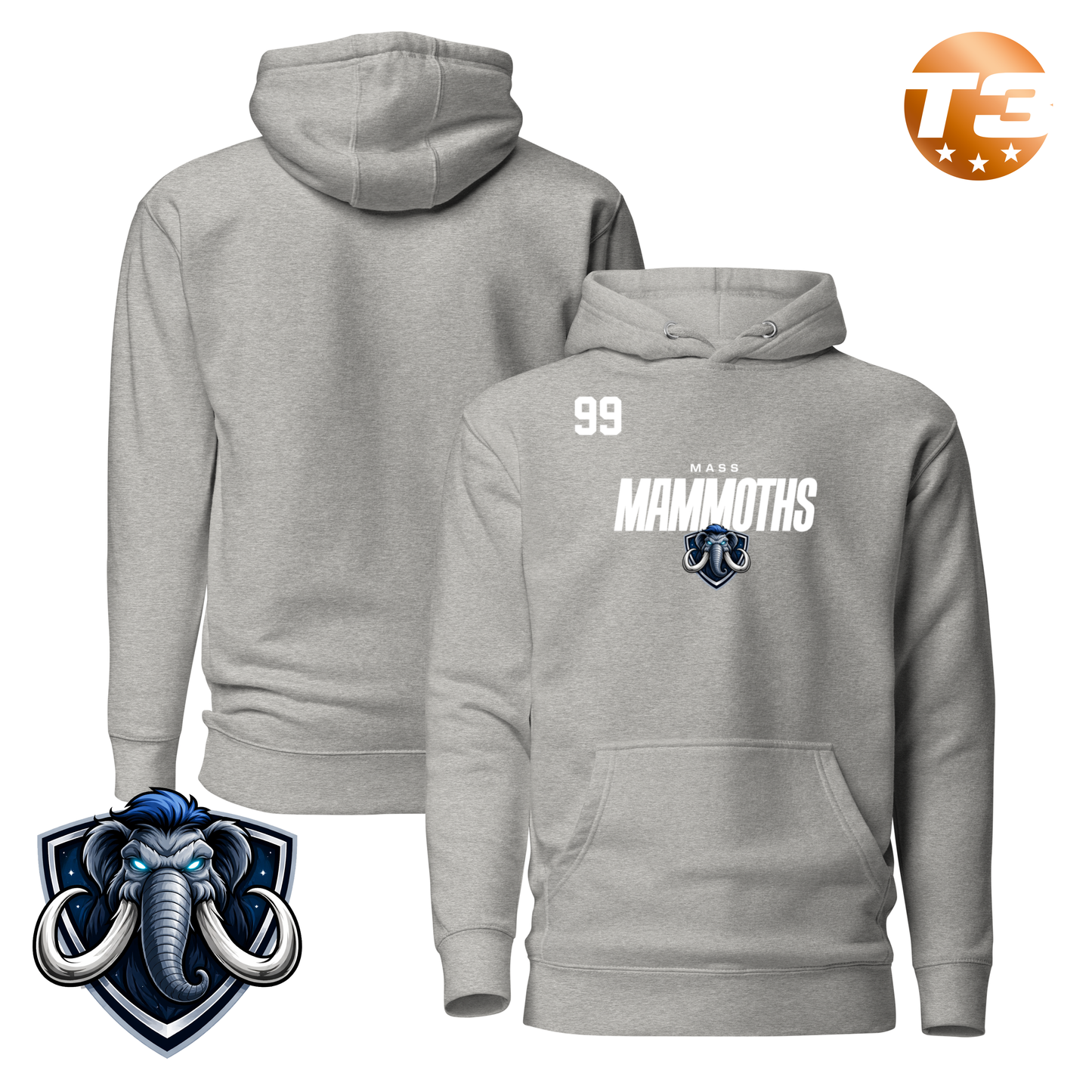 Mass Mammoths 2026 Performance Player Hoodie