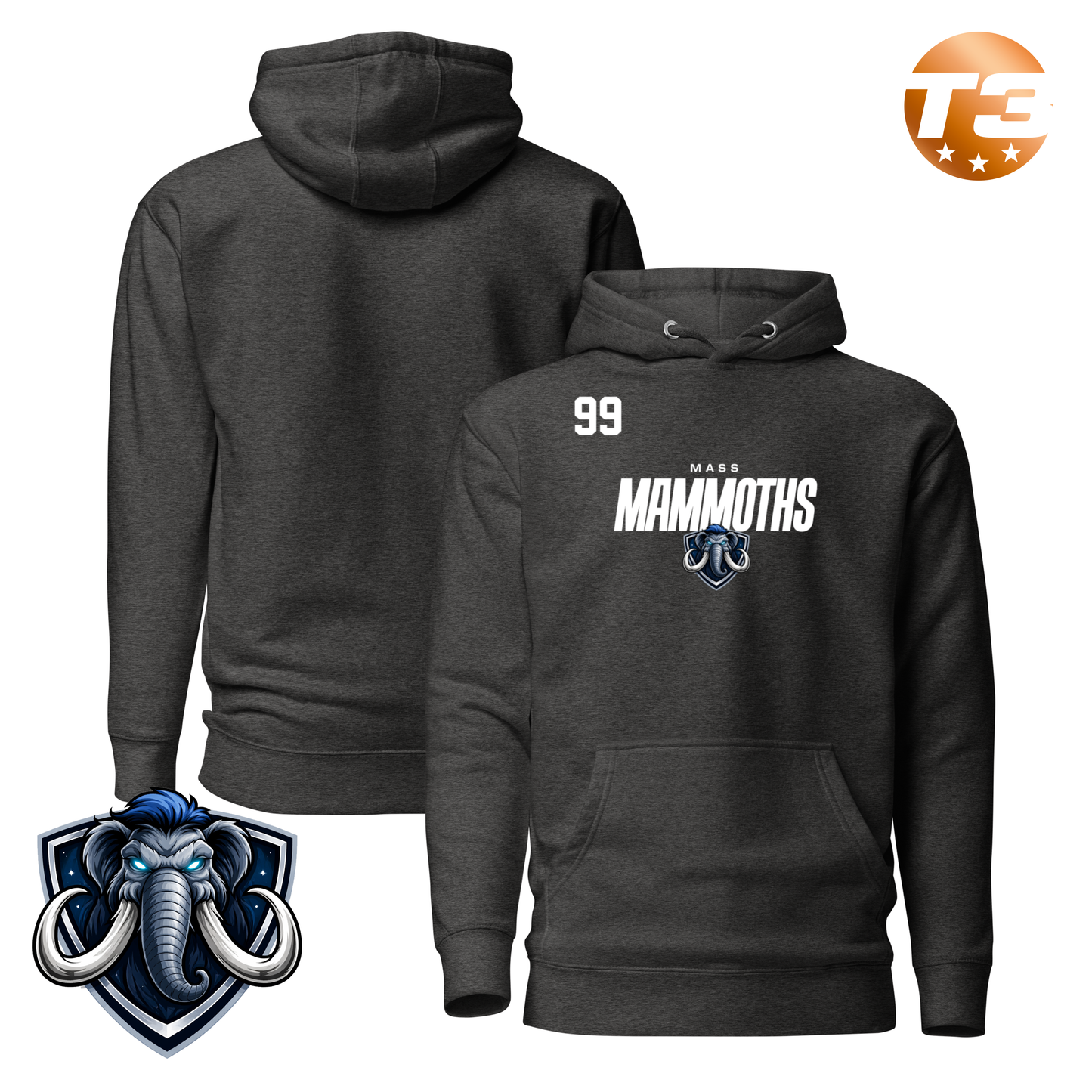 Mass Mammoths 2026 Performance Player Hoodie