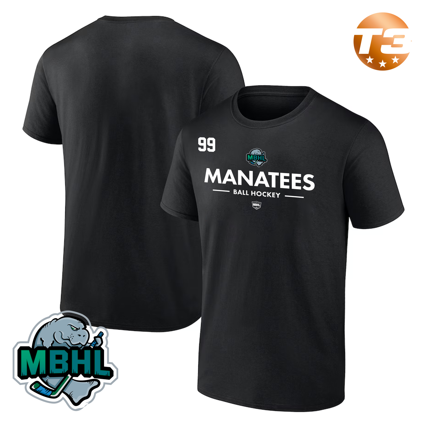 Lakewood Ranch Manatees 2026 Authentic Pro Primary T-Shirt