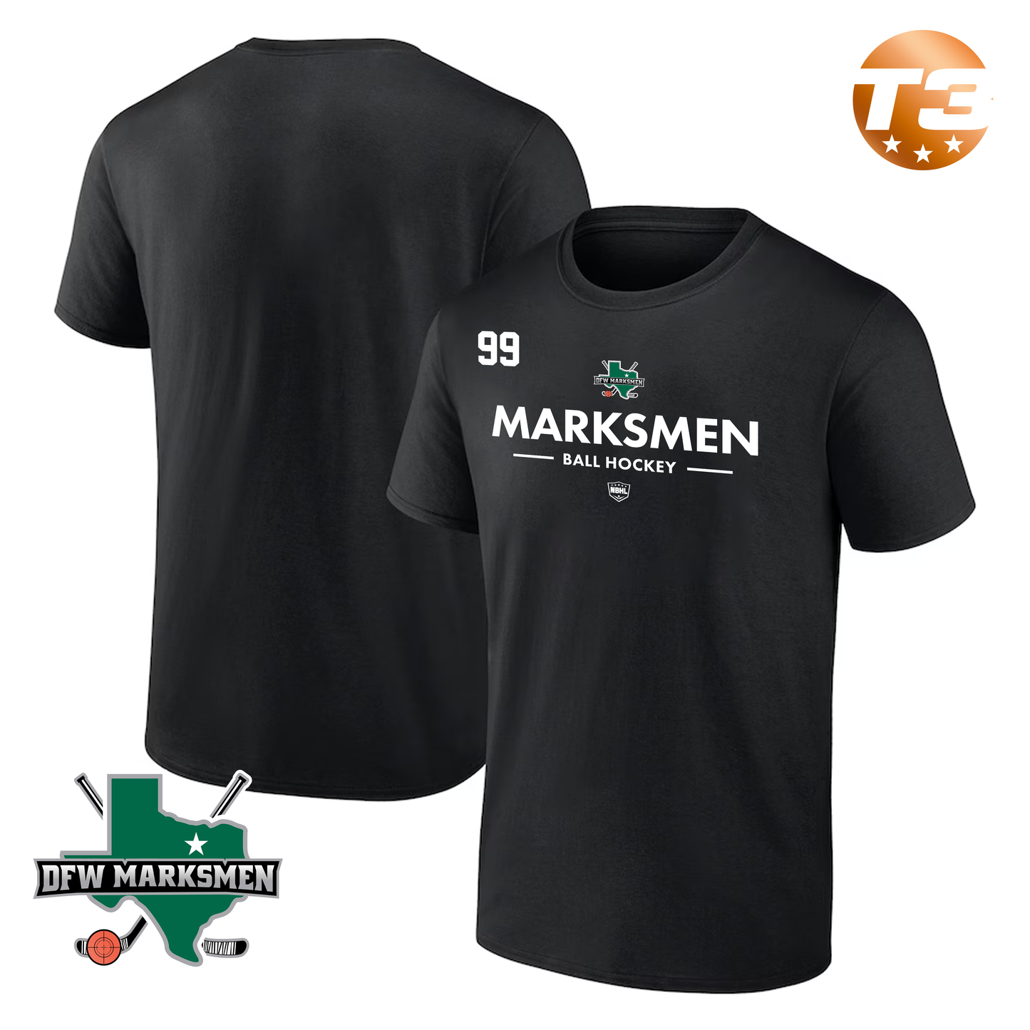 Dallas Fort Worth Marksmen 2026 Authentic Pro Primary T-Shirt