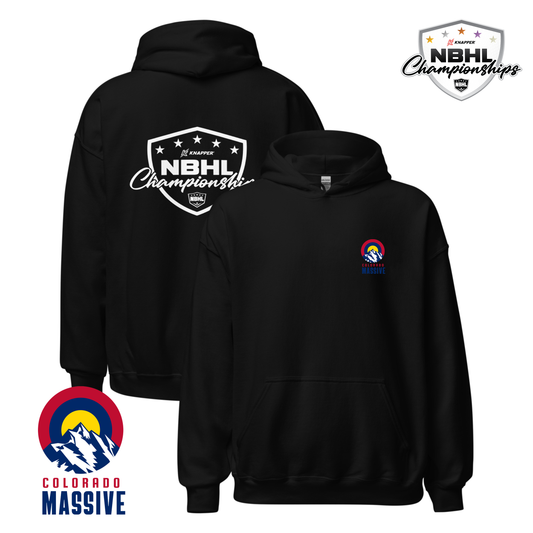 Colorado Massive 2025 NBHL Championships Team Hoodie