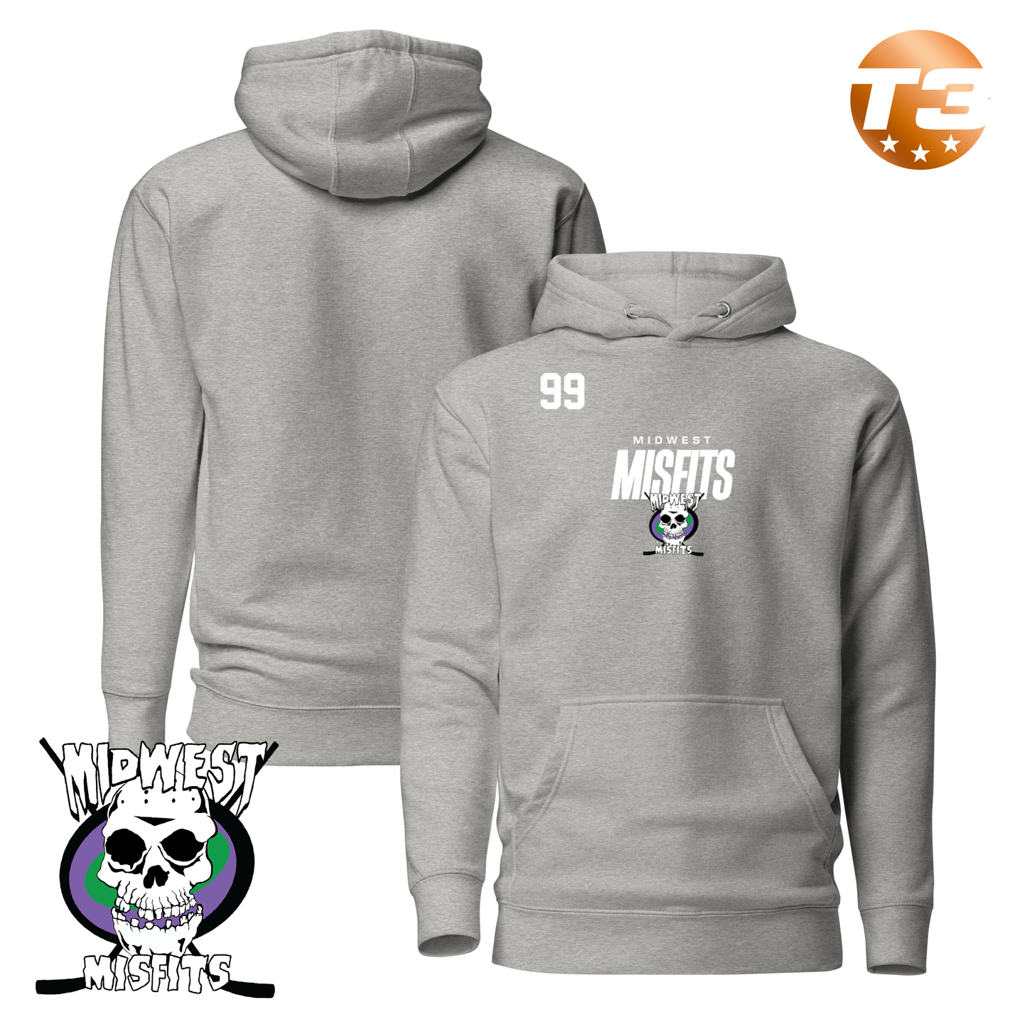 Midwest Misfits 2026 Performance Player Hoodie