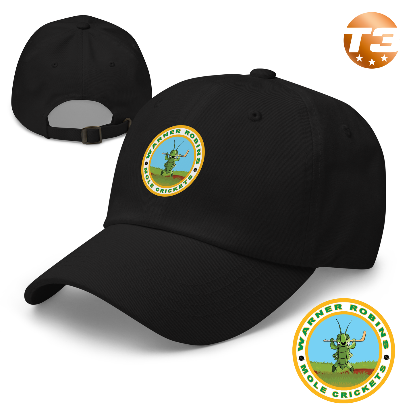 Warner Robins Mole Crickets 2026 Classic Dad Hat