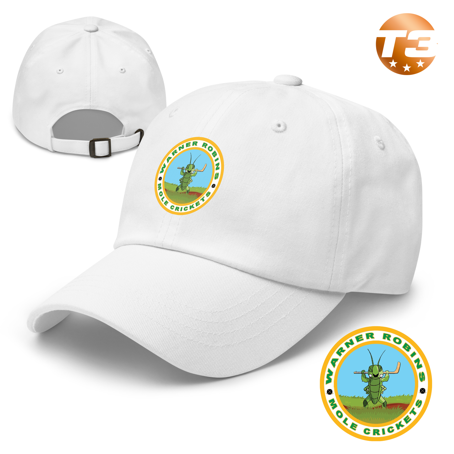 Warner Robins Mole Crickets 2026 Classic Dad Hat