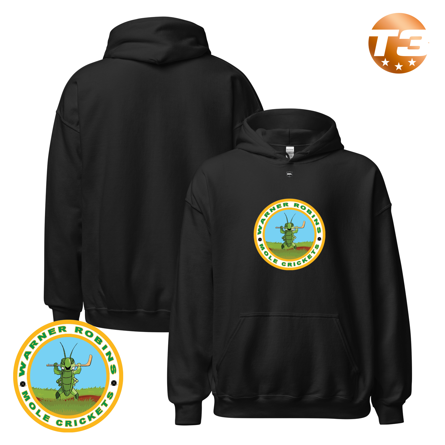 Warner Robins Mole Crickets 2026 Classic Logo Hoodie