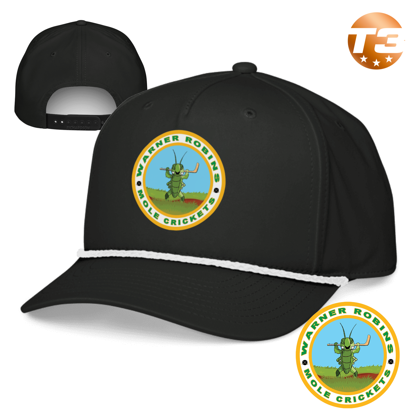 Warner Robins Mole Crickets 2026 Rope Cap