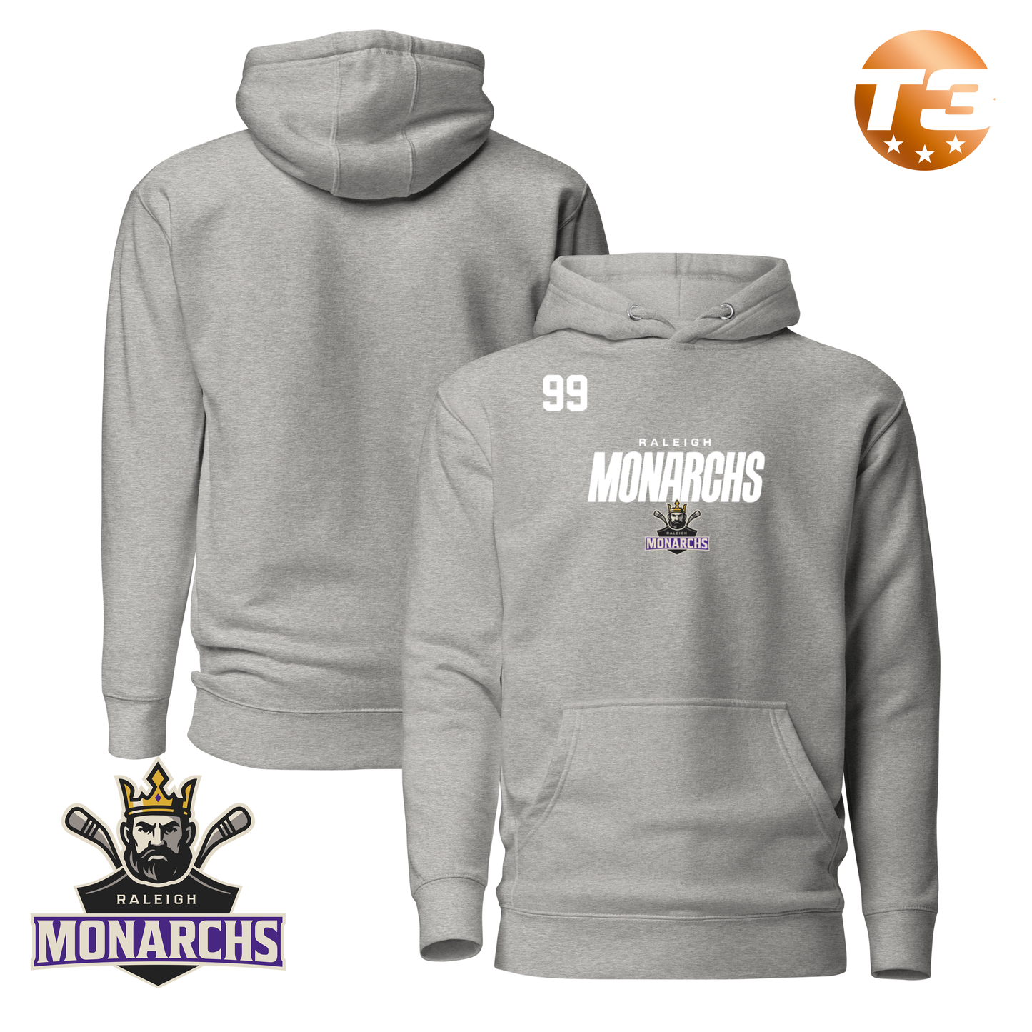 Raleigh Monarchs 2026 Performance Player Hoodie