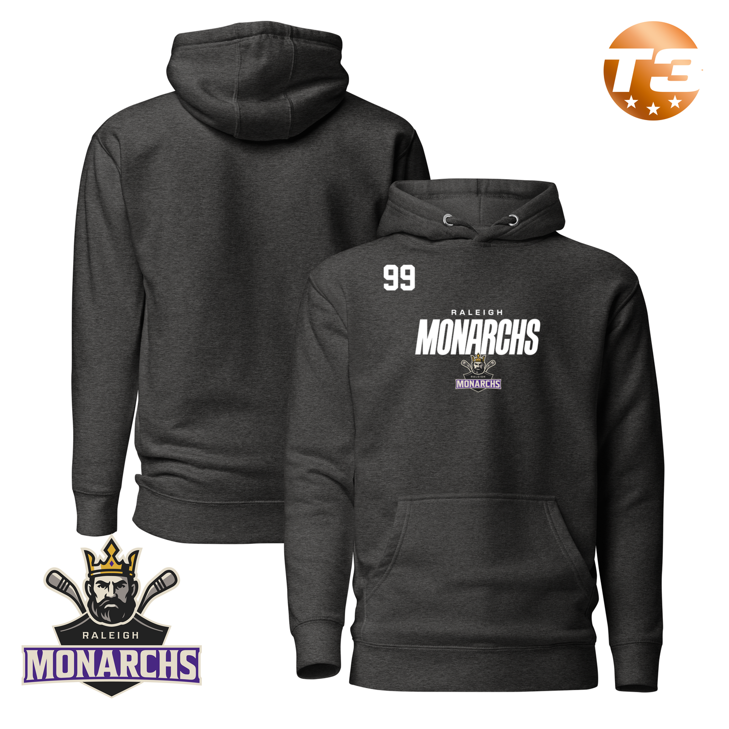 Raleigh Monarchs 2026 Performance Player Hoodie