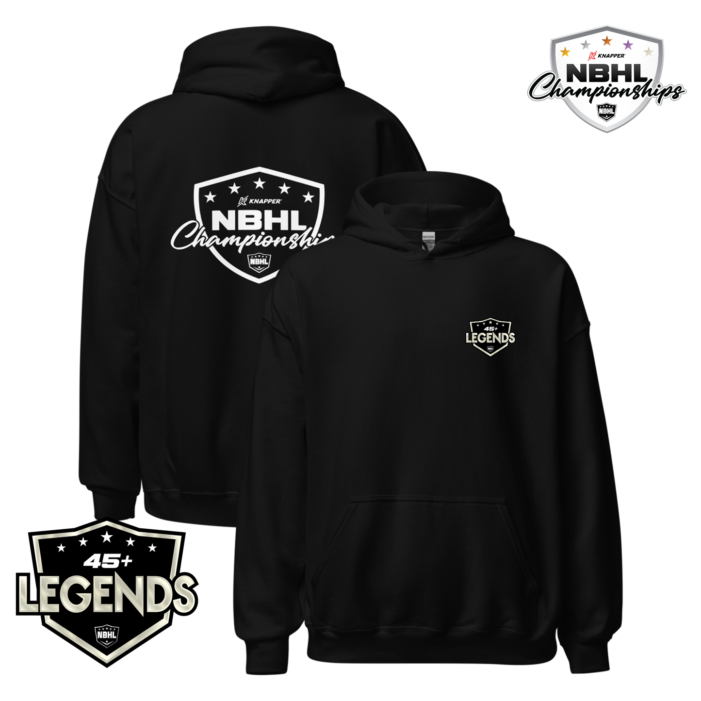 Bloomfield Muckers 2025 NBHL Championships Team Hoodie