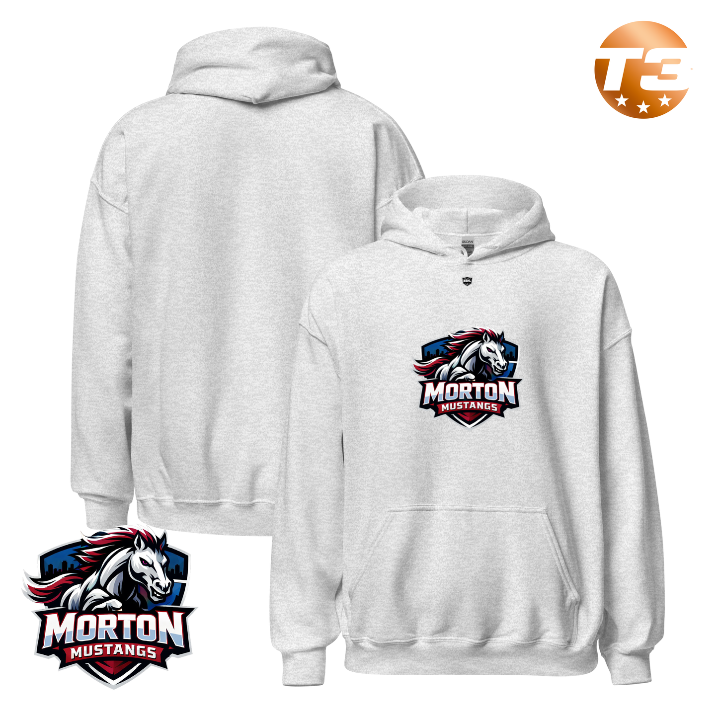 Morton Mustangs 2026 Classic Logo Hoodie