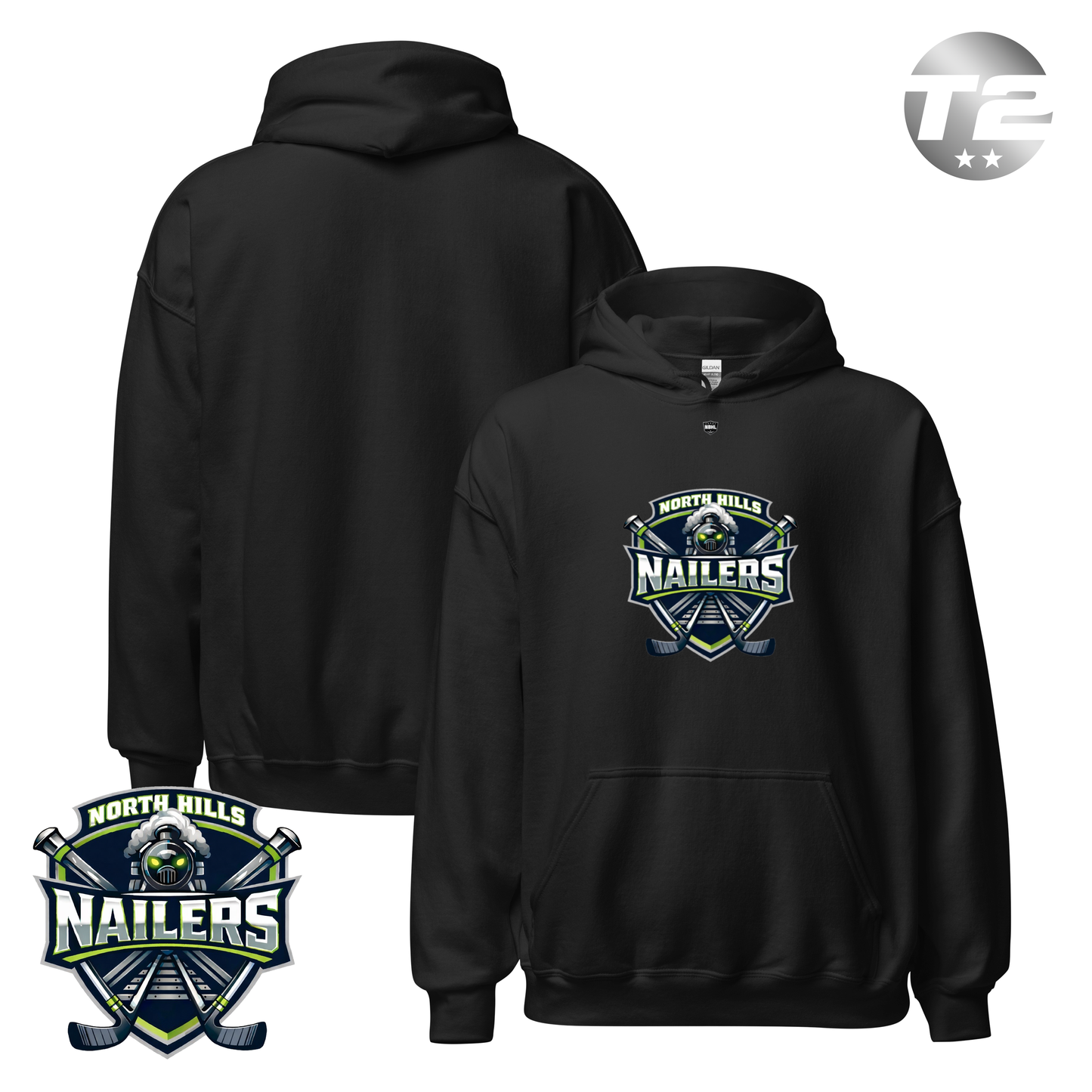 North Hills Nailers 2026 Classic Logo Hoodie