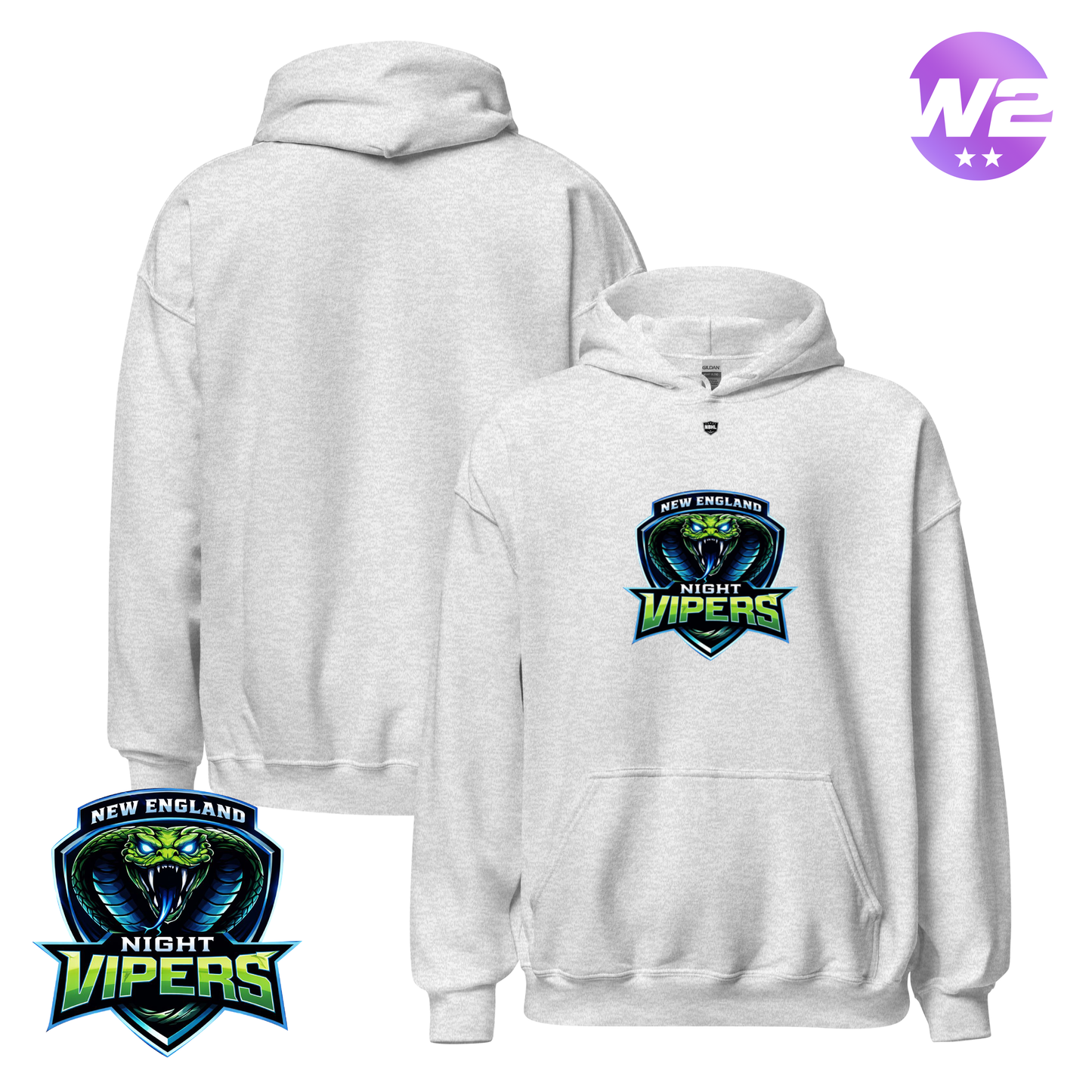 New England Night Vipers 2026 Classic Logo Hoodie