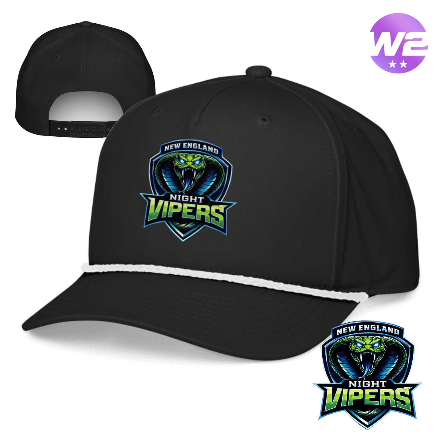 New England Night Vipers 2026 Rope Cap