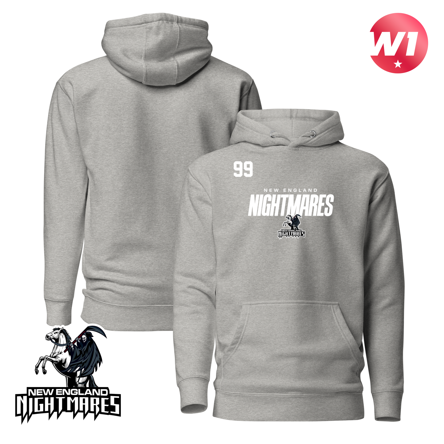 New England Nightmares 2026 Performance Player Hoodie