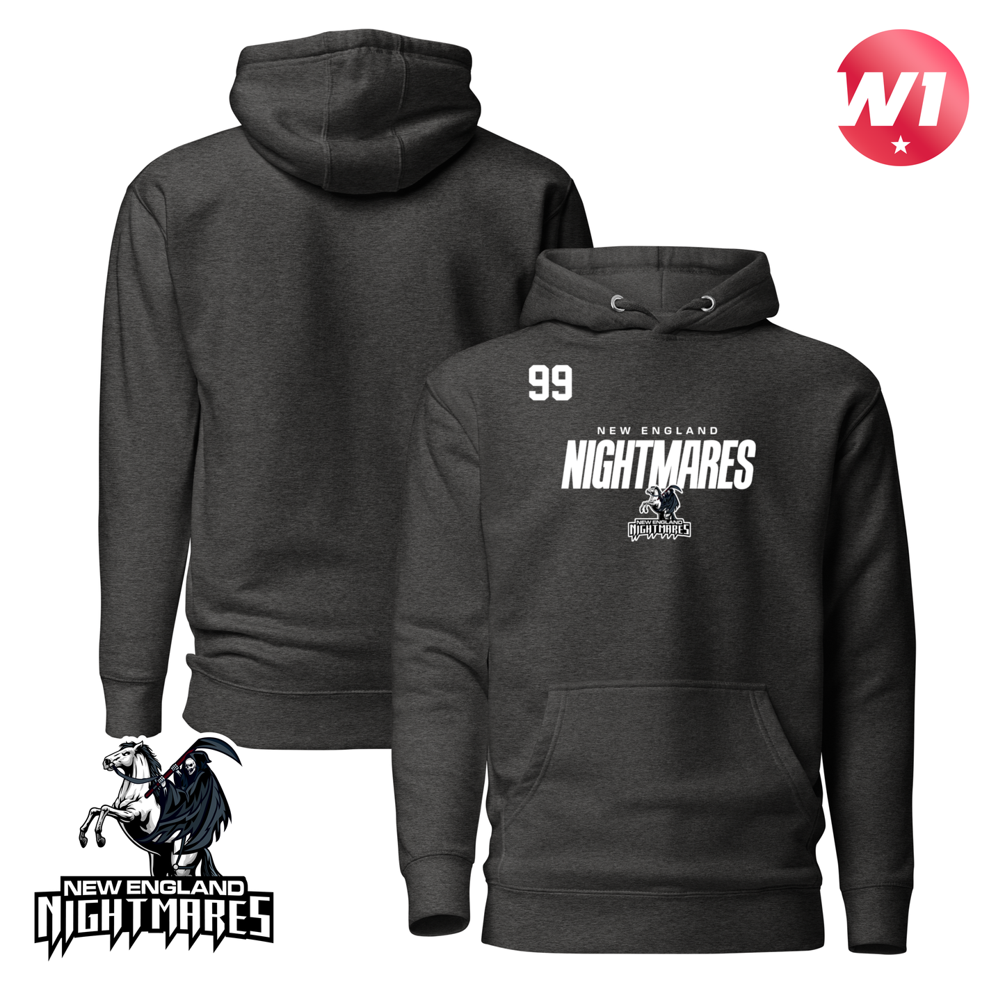 New England Nightmares 2026 Performance Player Hoodie