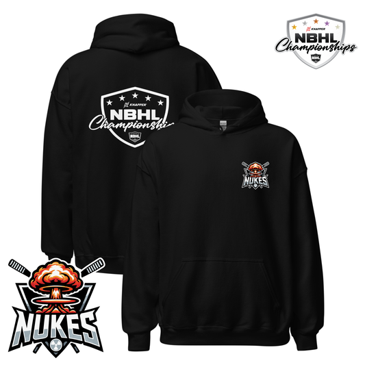 Northampton Nukes 2025 NBHL Championships Team Hoodie