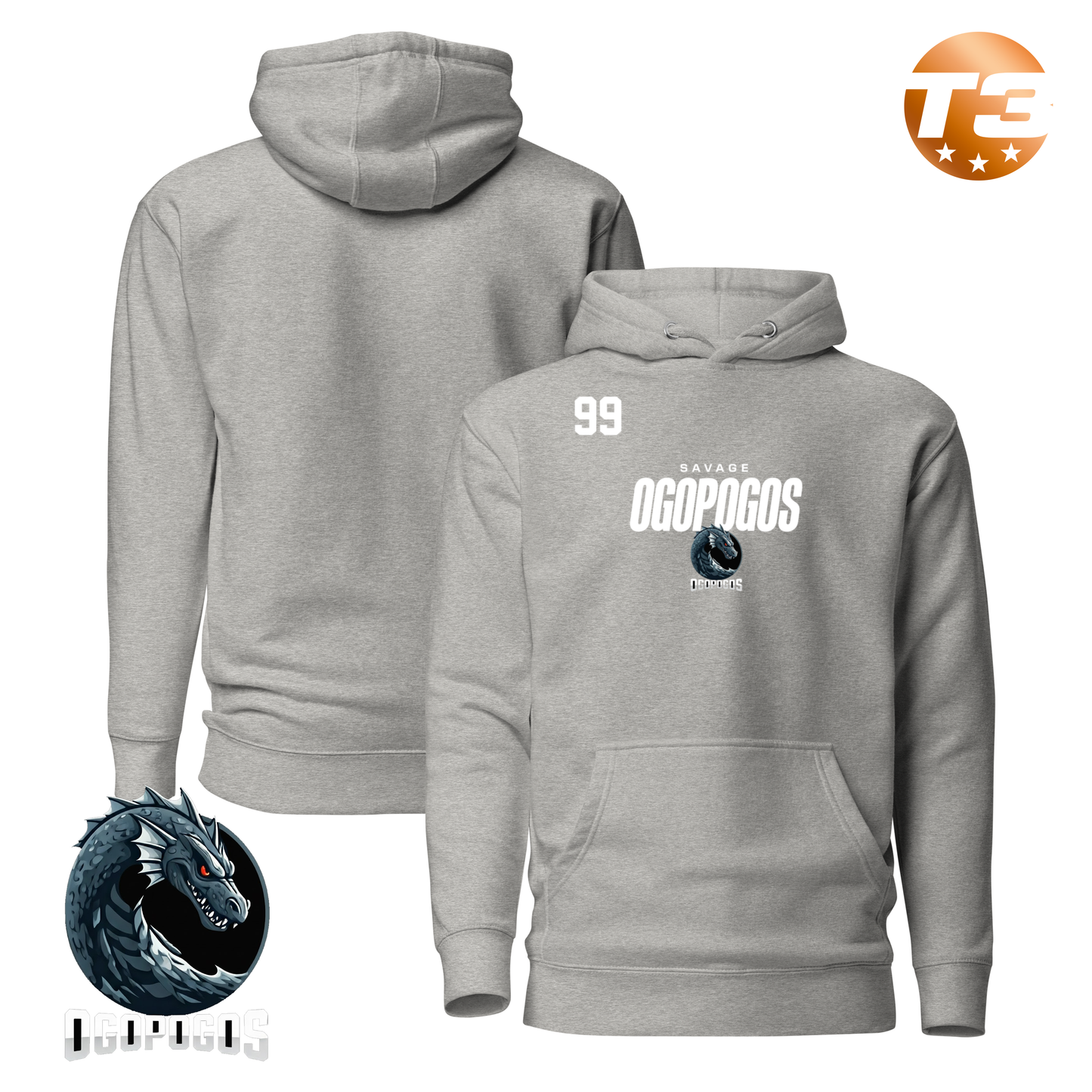 Savage Ogopogos 2026 Performance Player Hoodie